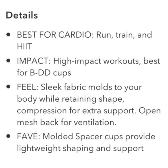 ATHLETA Advance Sprint Bra, Black, Size 38DD - Picture 13 of 15